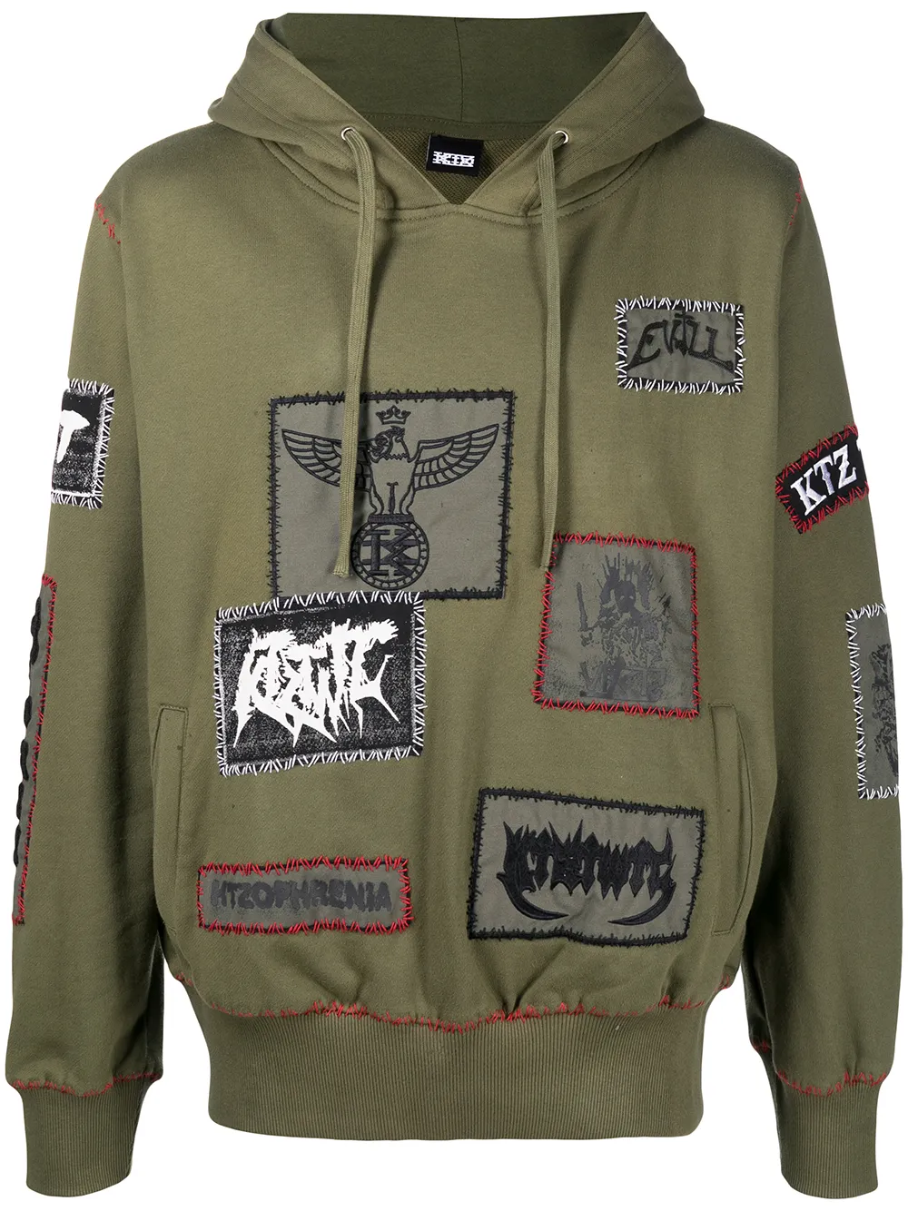 

Худи с кулиской KTZ, зеленый