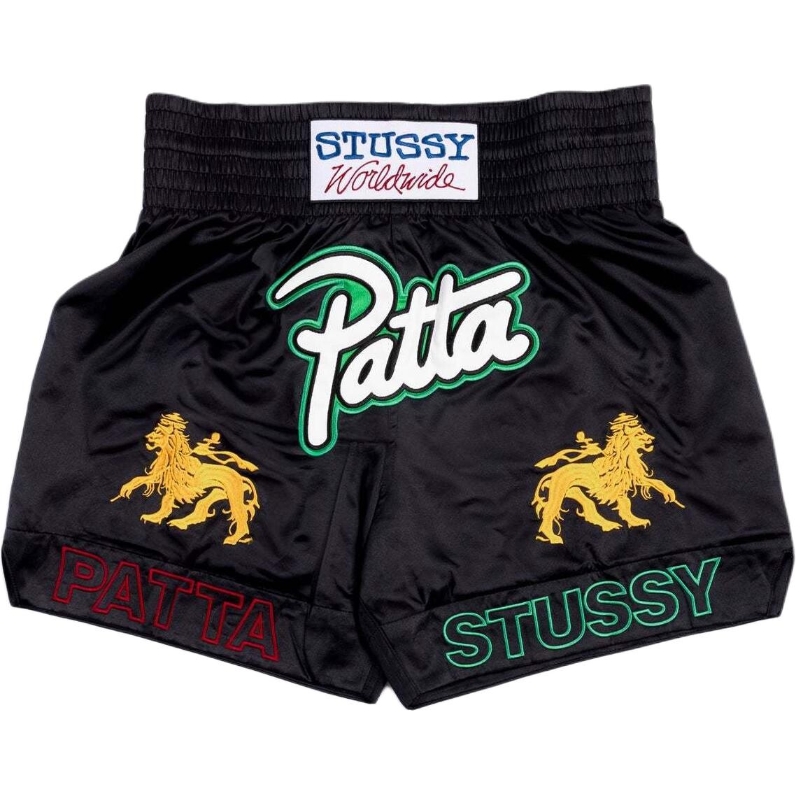 

Повседневные шорты Patta Co-branded Edition, унисекс, черные Stussy, черный