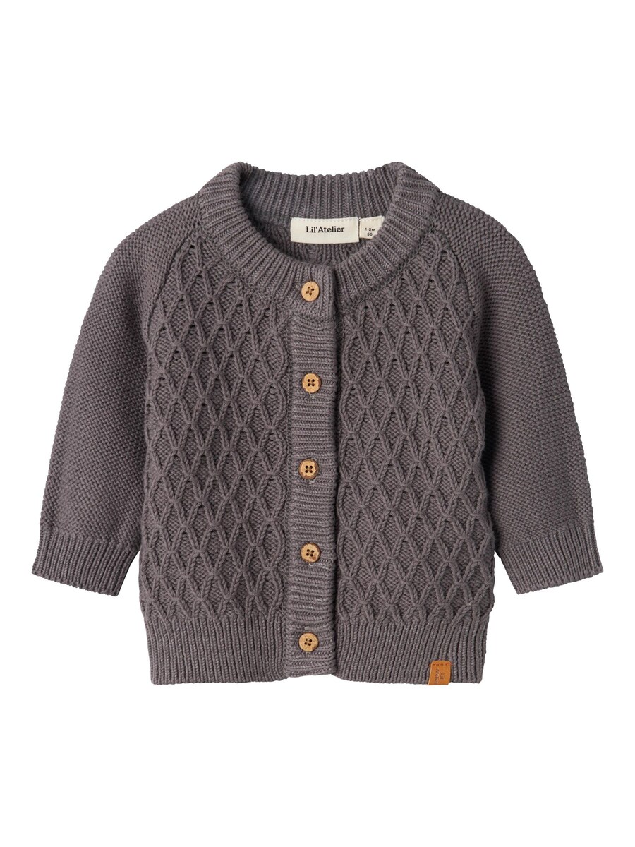

Вязаный кардиган NAME IT Knit Cardigan, темно-серый