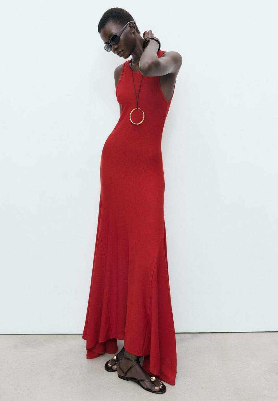 

Платье Mango Maxi dress, Red