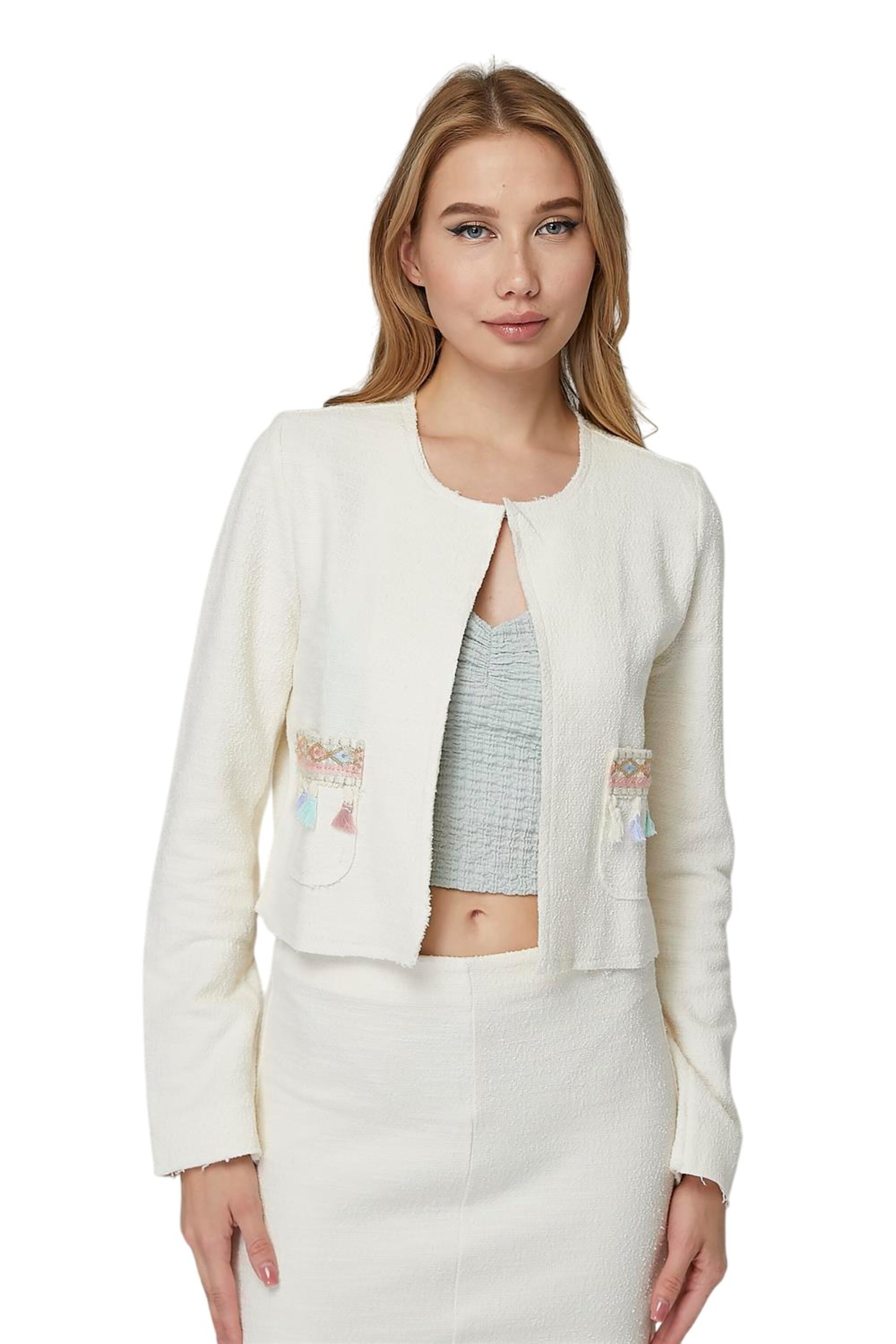 

HOME STORE Куртка для межсезонья в белом цвете