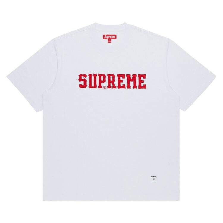 

Майка Supreme Twill Appliqué Short-Sleeve Top, белый