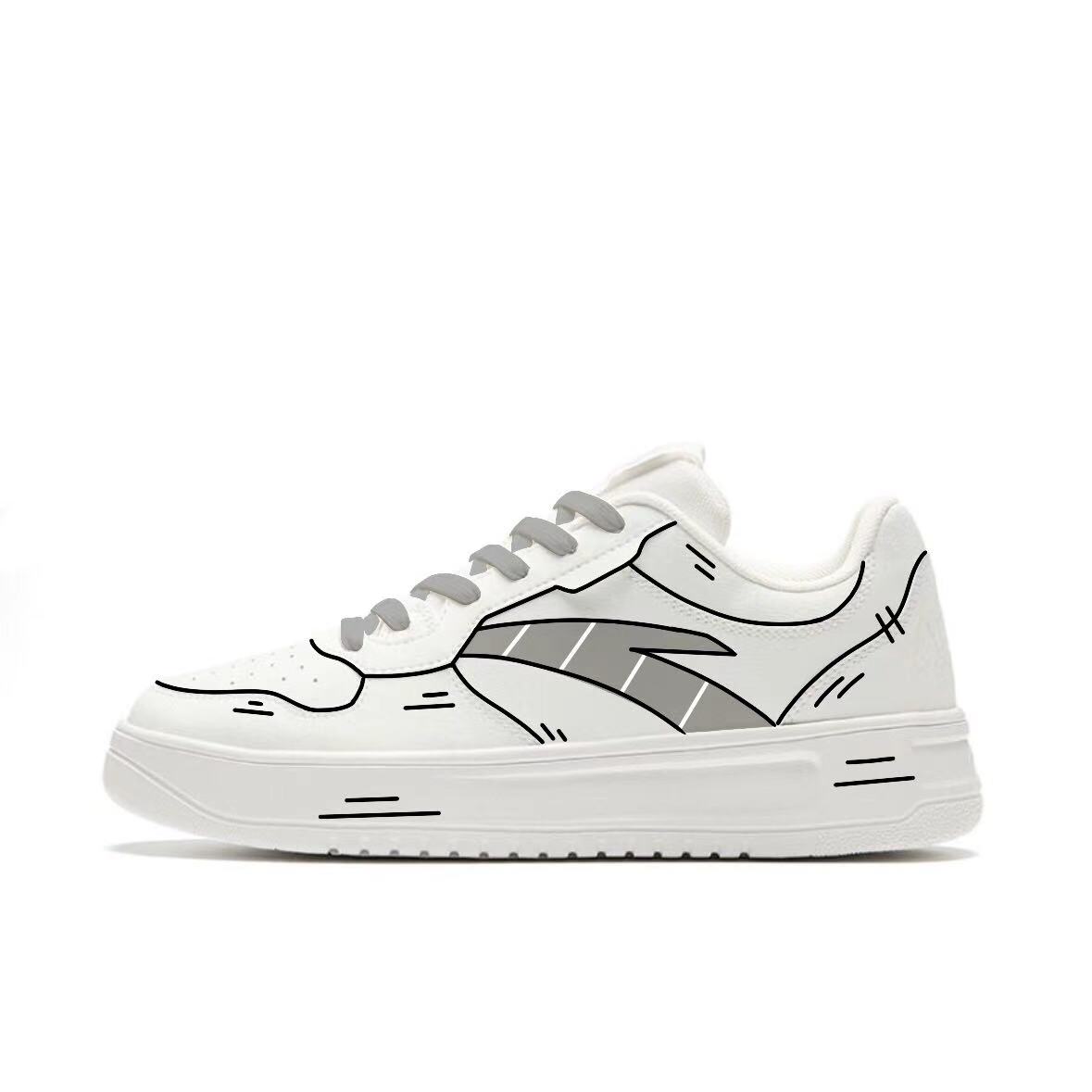 

Мягкие нескользящие коврики для скейтборда Low top Unisex ANTA, белый