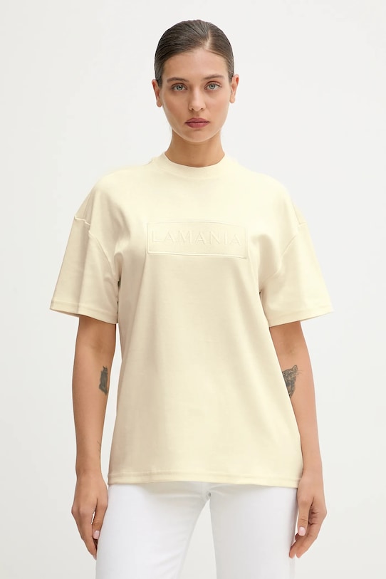 

Хлопковая футболка ALISA La Mania, желтый