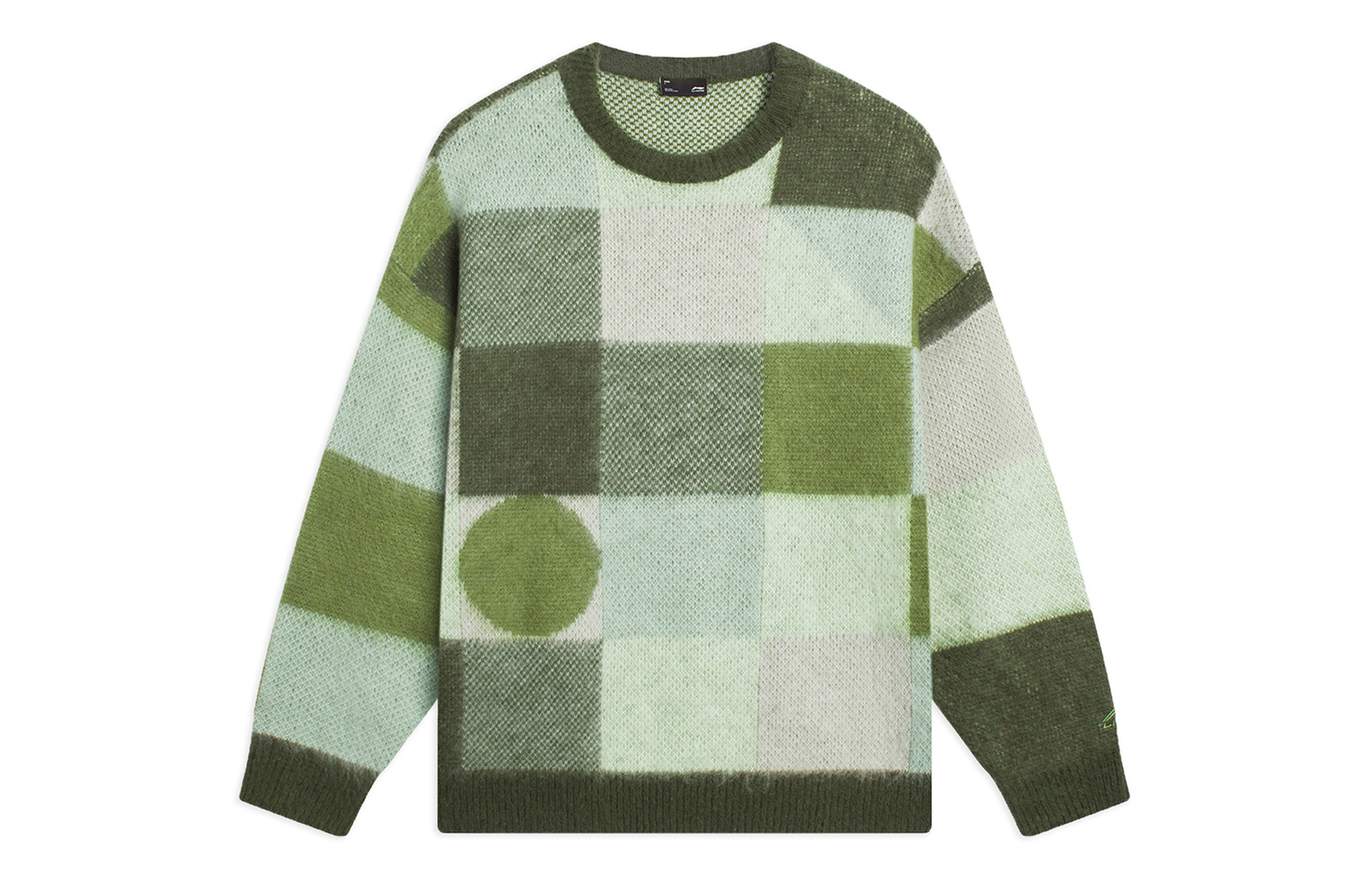 

Свитер LiNing унисекс цвета морской волны Turtle Grass Green