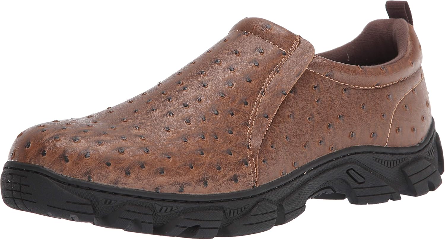 

Мужские спортивные повседневные туфли Roper с имитацией кожи страуса - коричневые