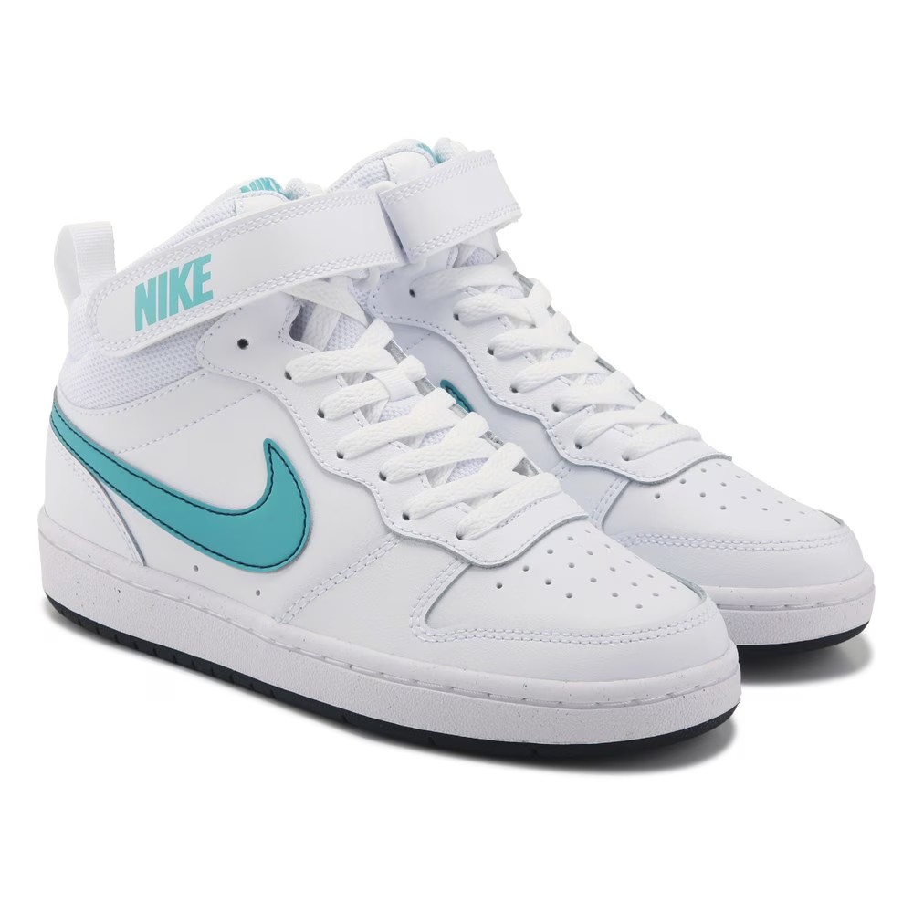 

Court borough 2 высокие кроссовки большой ребенок Nike, белый