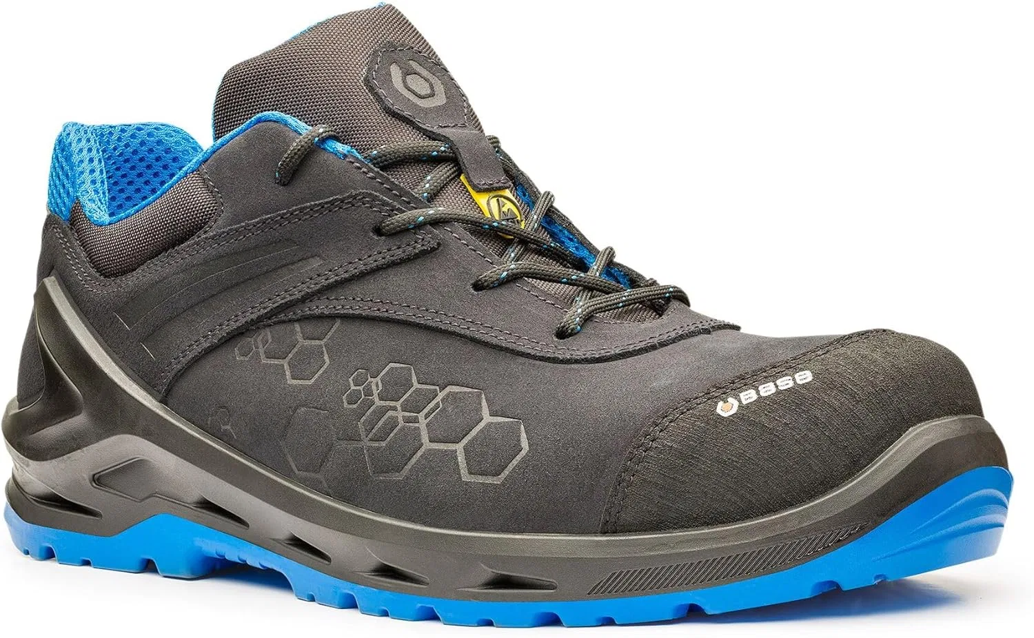 Кроссовки BASE Protection Unisex B1210 I-robox S3 ESD Ci SRC-Bs Nero/Az Trainers, Colourful — фото 2