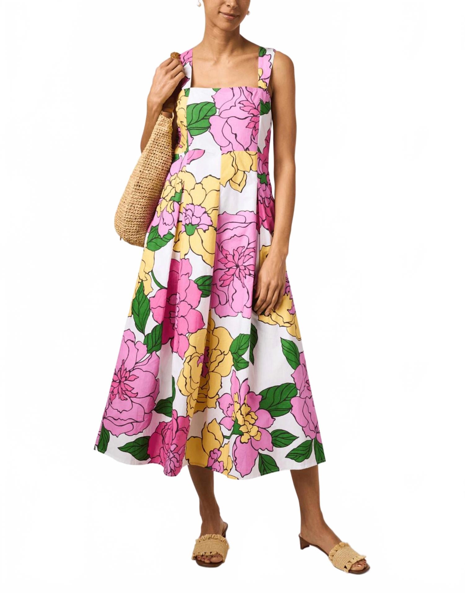 

Платье миди Ophelia в цвете Candy Cay BANJANAN, Candy Cay