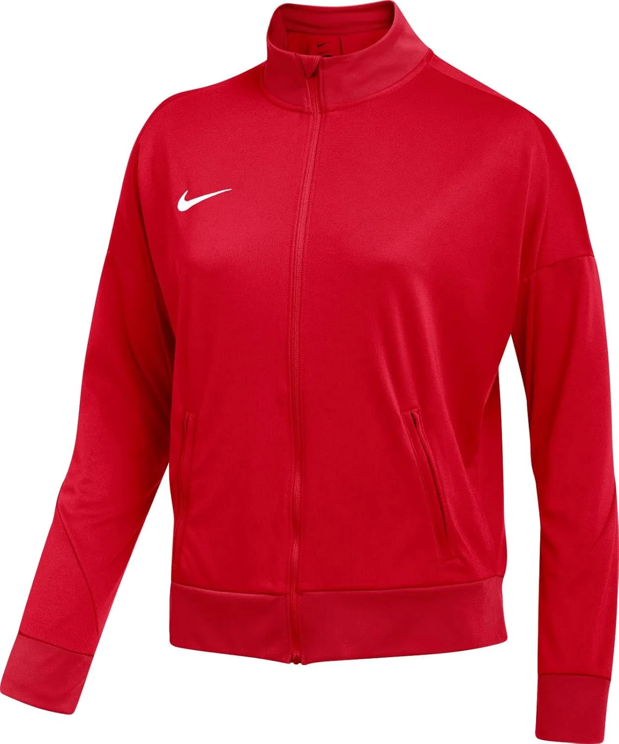 Женская куртка для активного отдыха Dri-Fit NIKE, красный/белый