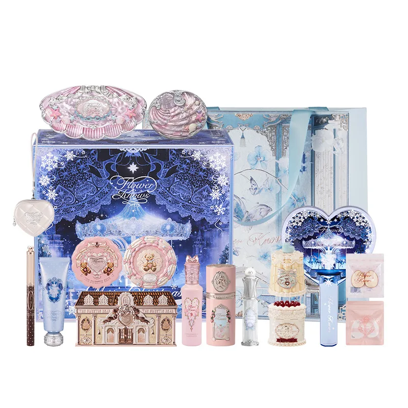 Flower Knows SNOW HOUSE Box Natural Matte No Transfer Clear New Year Gift, Warm Winter Hand Note