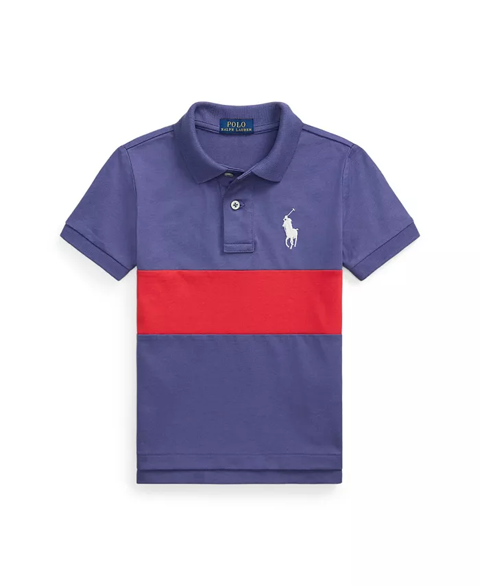 

Футболка-поло с пони для мальчиков Polo Ralph Lauren, синий