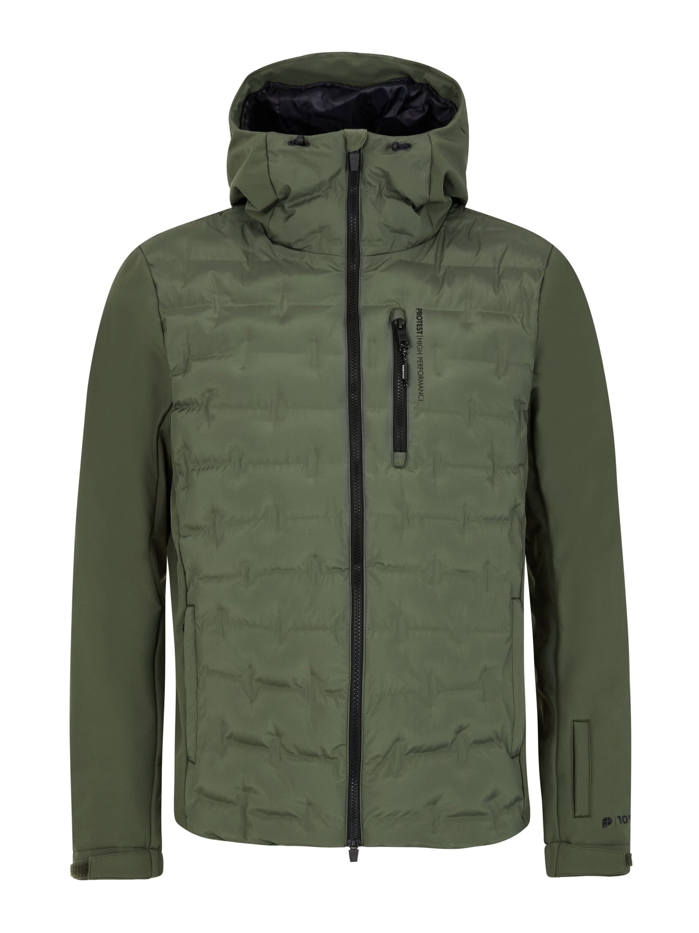 

PROTEST Спортивная куртка 'PRTMALMO' в крапчатом зеленом цвете