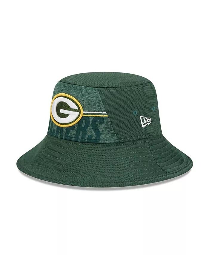 

Мужская эластичная панама Green Bay Packers 2023 NFL Training Camp зеленого цвета New Era, зеленый