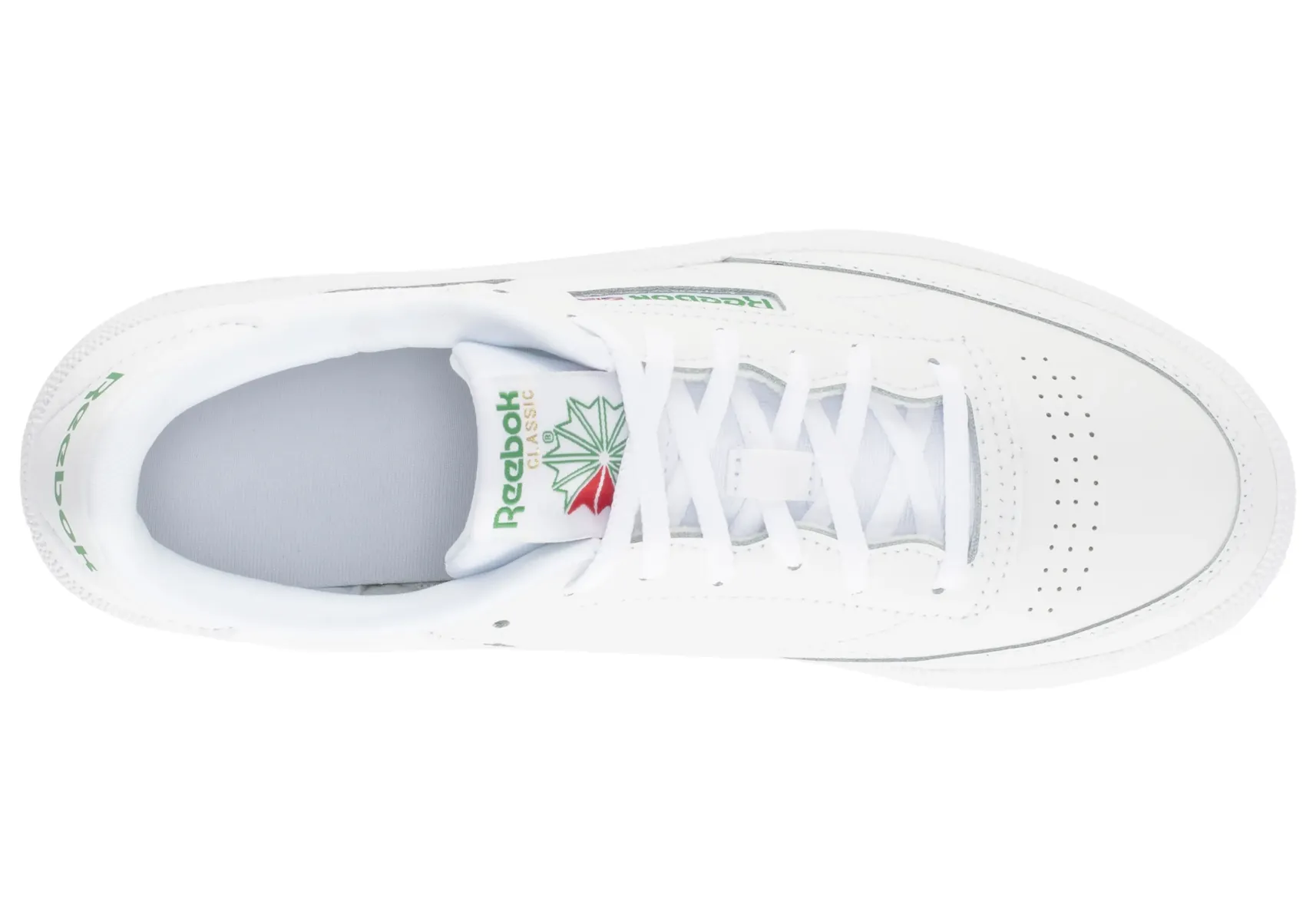 Классические кроссовки Reebok "CLUB C" Reebok Classic, цвет White/Glegrn/Vecblu — фото 4