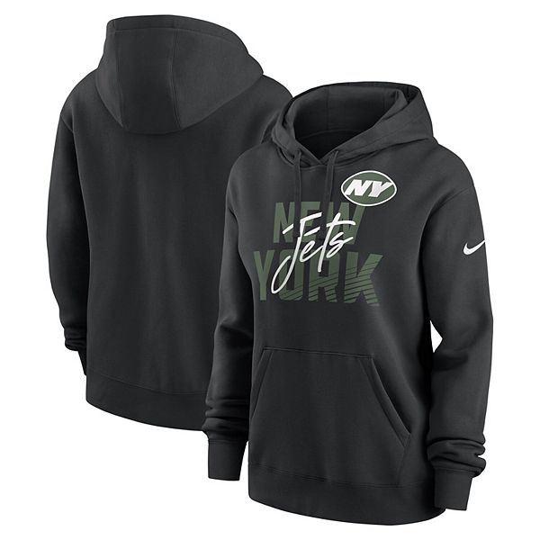 

Женский черный худи с логотипом New York Jets Nike