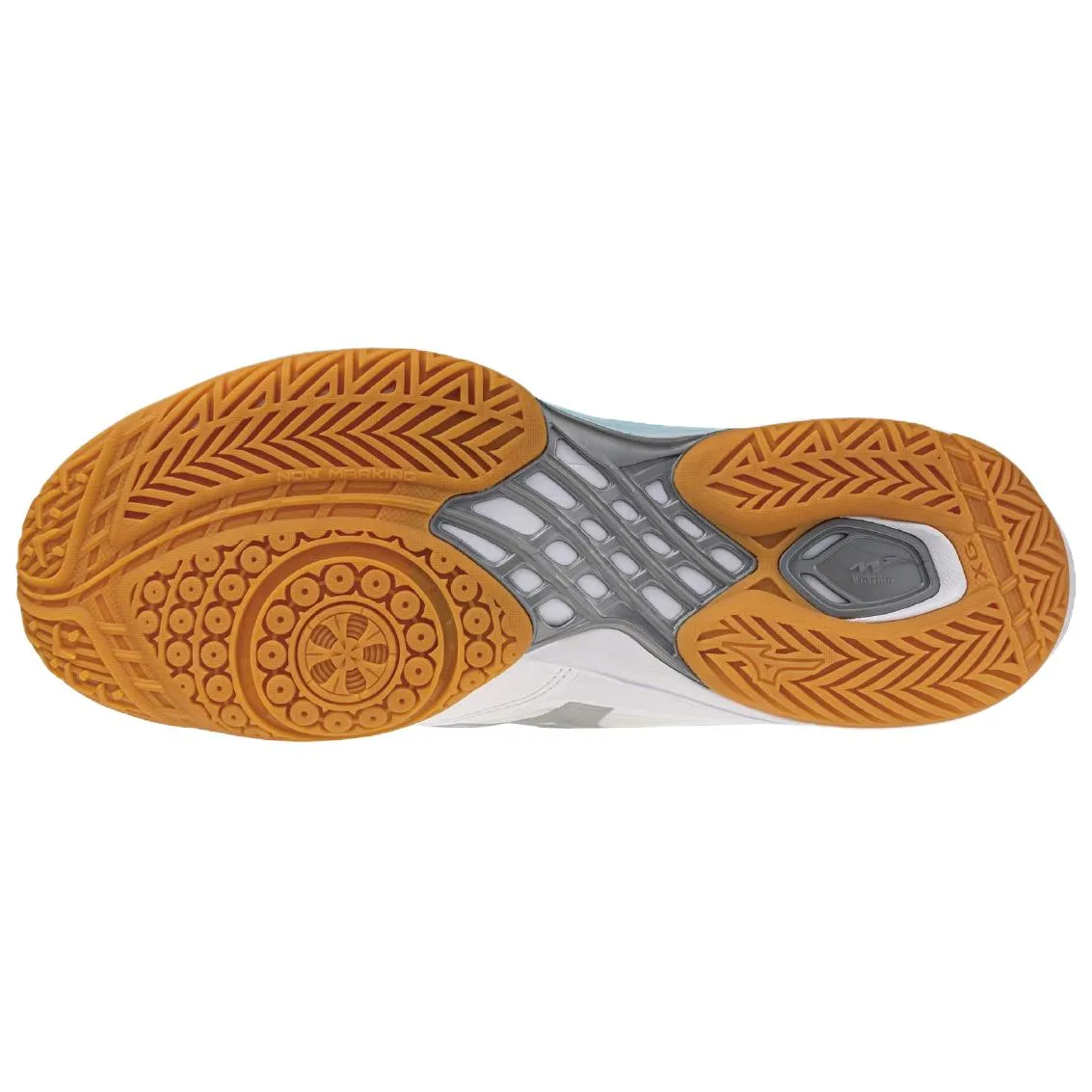 Mizuno Кроссовки для бадминтона WAVE CLAW NEO 3 унисекс белые — фото 4