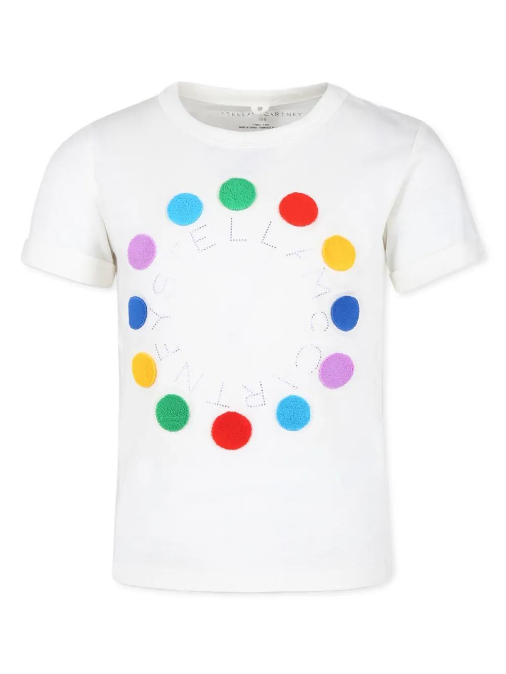 

Футболка с логотипом Stella McCartney Kids, белый