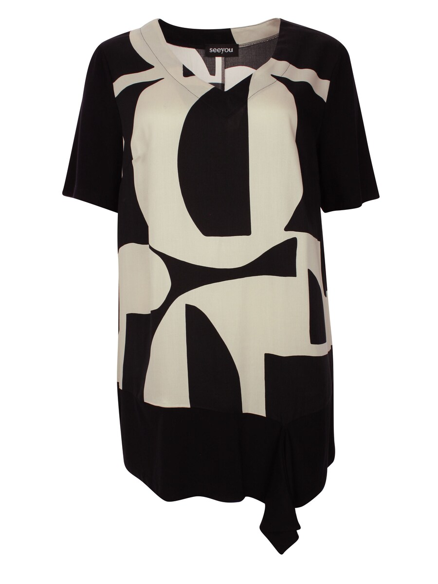 

Туника SEEYOU BY BIGGI M. Tunic, цвет beige/black
