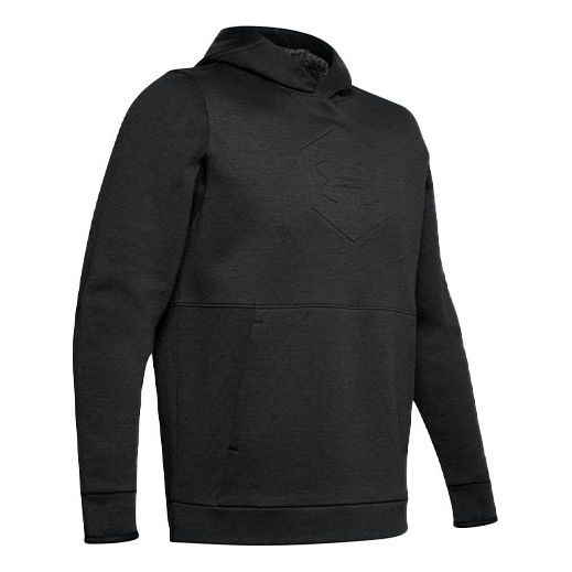 

Толстовка recovery training jumper pullover men's black Under Armour, черный