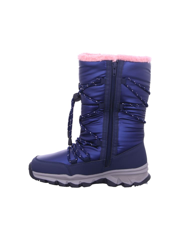 Сапоги s.Oliver Winterstiefeletten, цвет navy combi — фото 4
