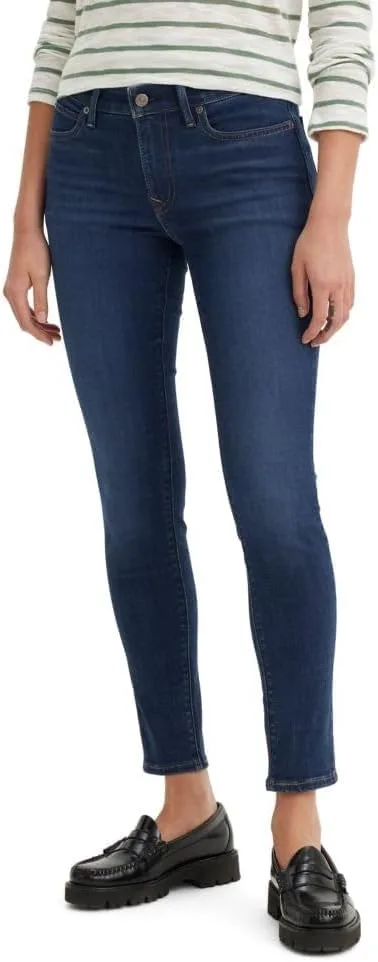 Levi's Women's 711 Skinny джинсы (также доступны в размерах Plus), (New) Cobalt Overboard