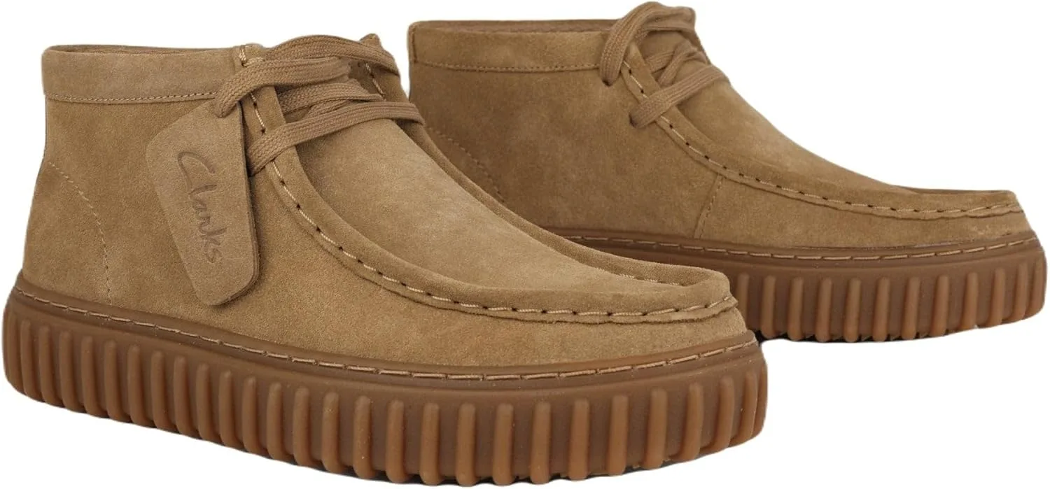 Мужские ботинки Clarks Torhill Hi, бежевый — фото 2