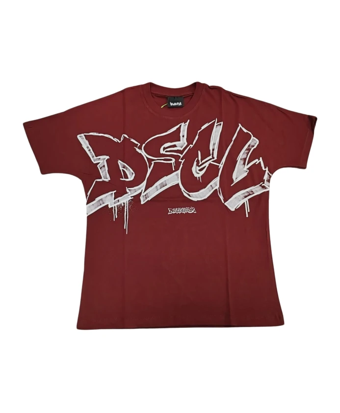 

Мужская футболка-джерси бордового цвета Disclaimer, красный