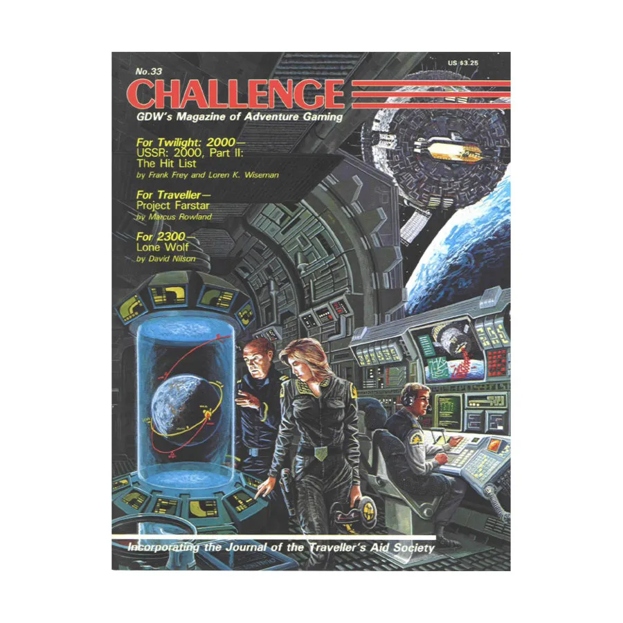 

Журнал #33 "Traveller, Twilight - 2000, 2300 - Lone Wolf", Challenge Magazine