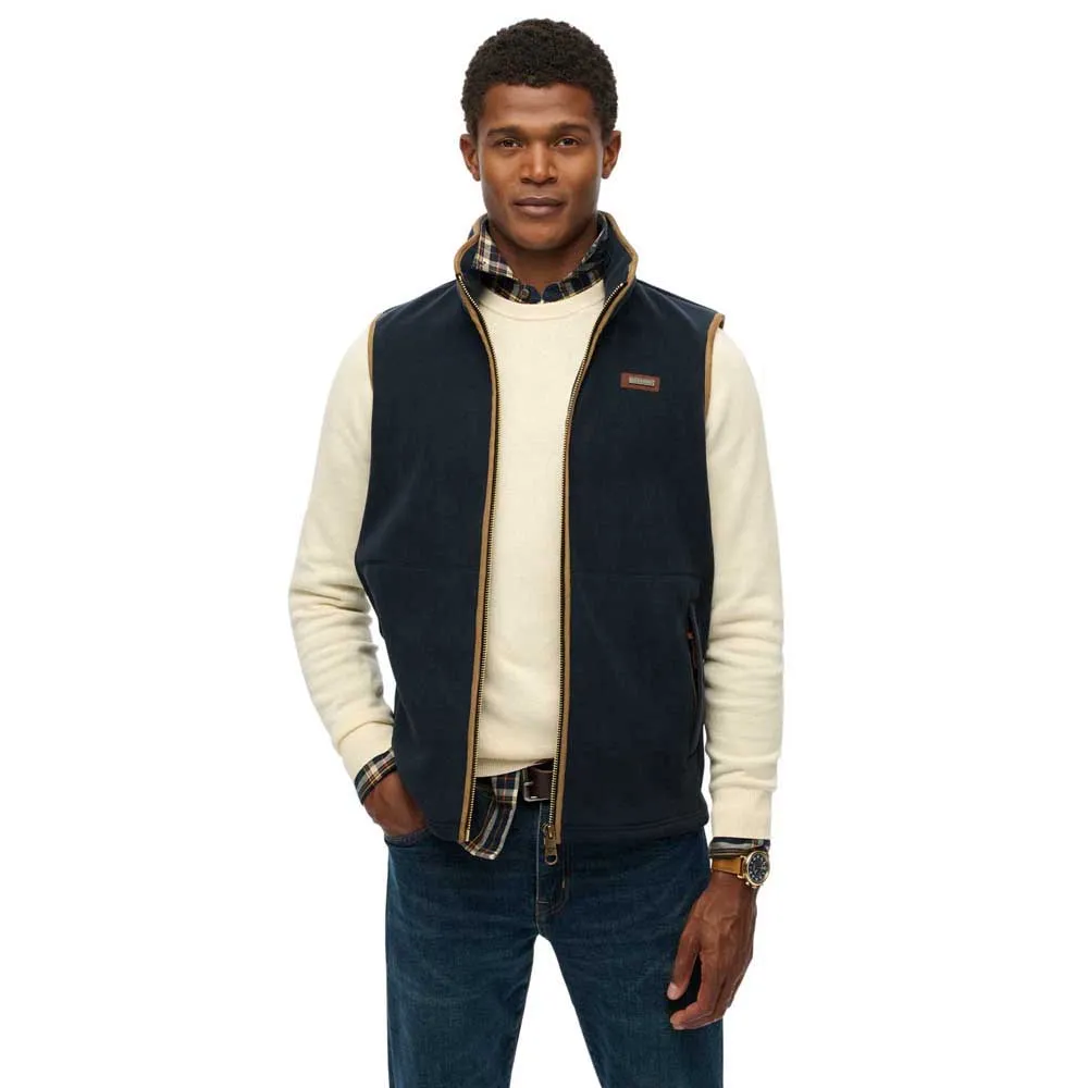

Жилет Superdry Estate Fleece, синий