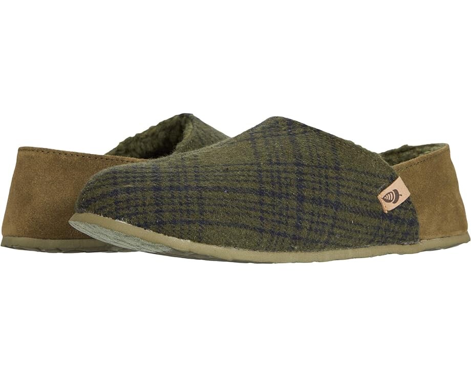 

Домашняя обувь Acorn Parker Plaid Hoodback, цвет Olive Plaid