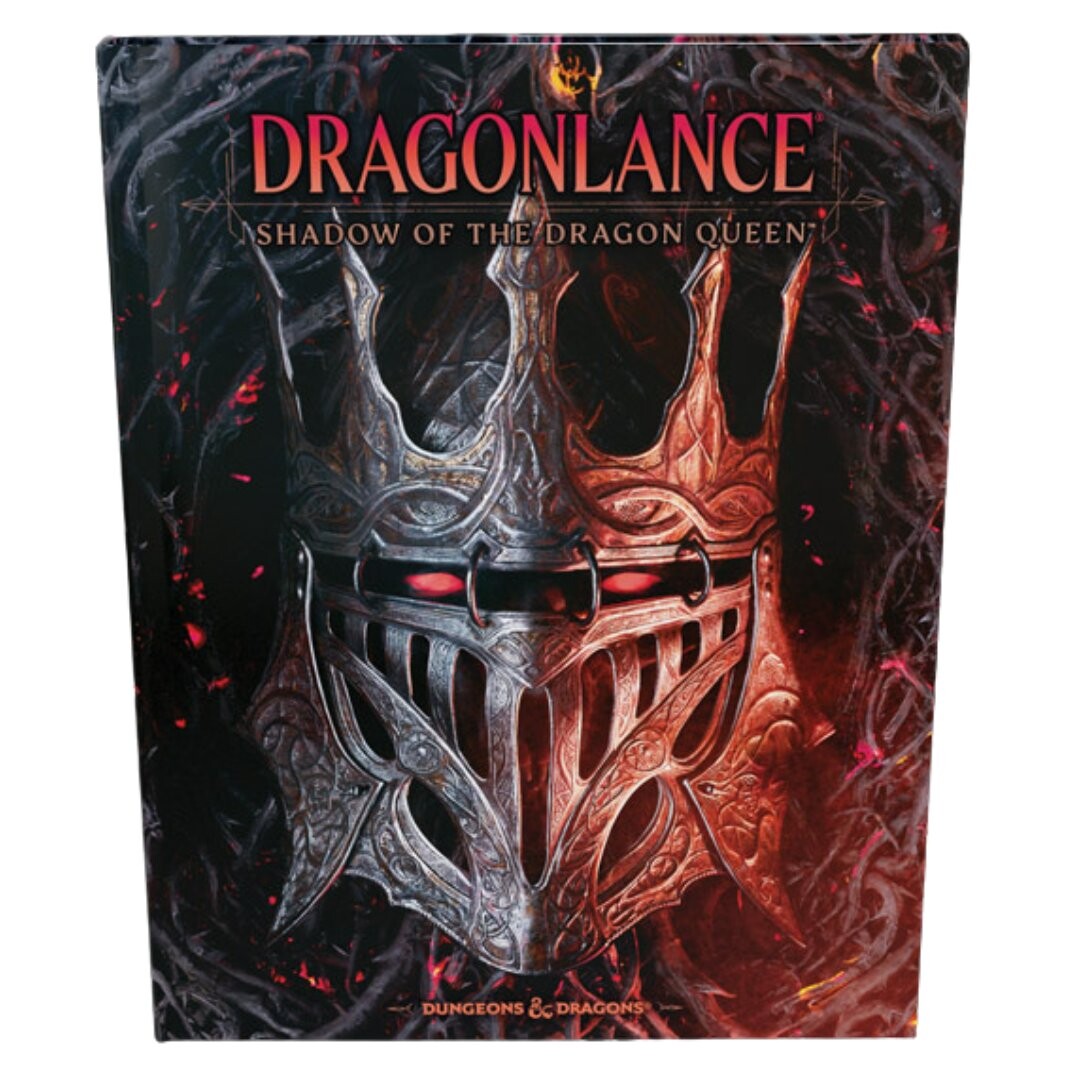 

Альтернативная обложка Dungeons and Dragons 5.0 Dragonlance Shadow of the Dragon Queen, Wizards of the Coast (английское издание)