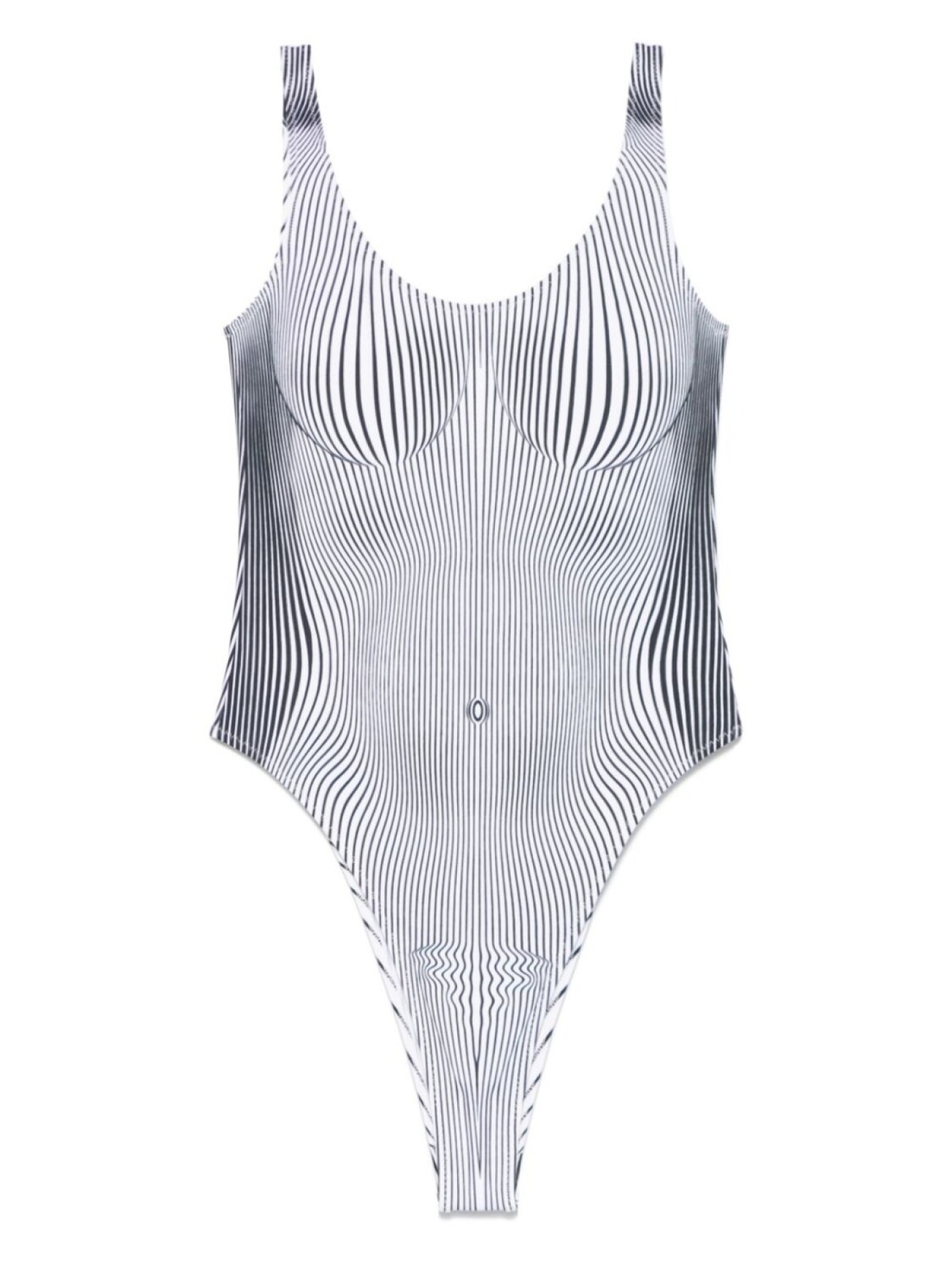

Полосатый купальник Jean Paul Gaultier, белый