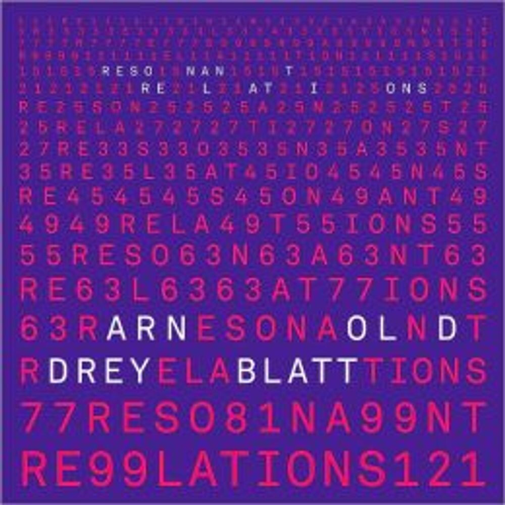 

Диск CD Resonant Relations - Arnold Dreyblatt, Crash Ensemble