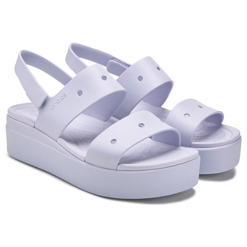 Платформенные сандалии Brooklyn 4u от Crocs, purple moon