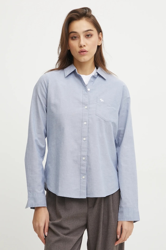 

Рубашка Abercrombie & Fitch, синий