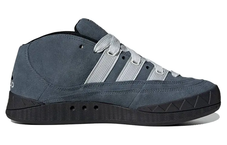 Мужские кроссовки для скейтбординга adidas originals Adimatic, Синий/Белый — фото 2