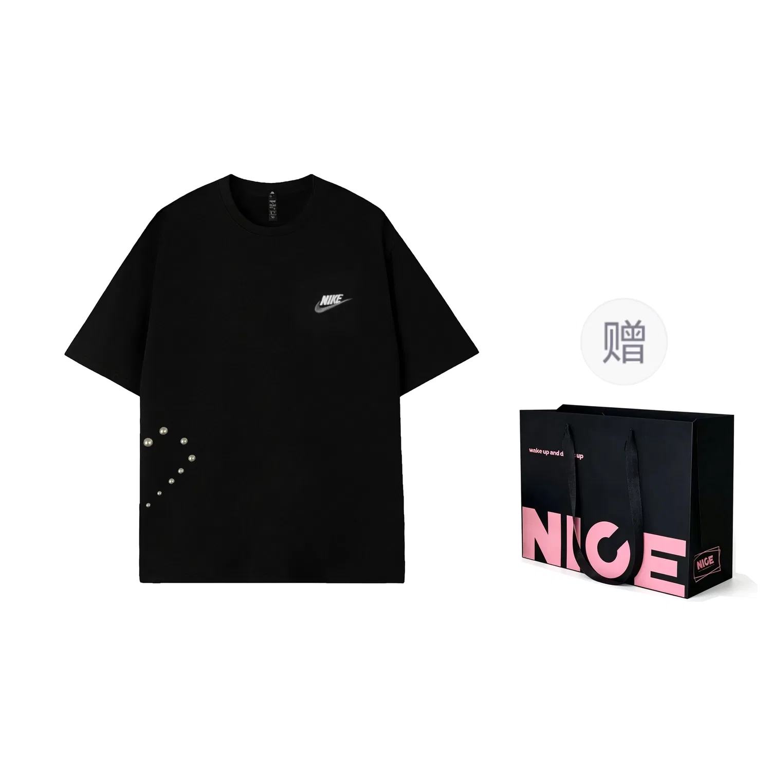 Футболка Nike Sportswear Club 2 Pack черная — фото 4