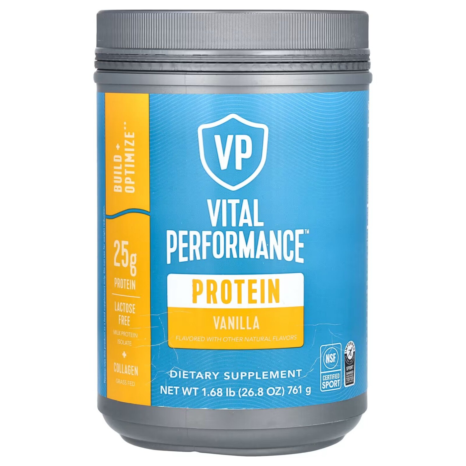 

Vital Performance Protein, ваниль, 1,68 фунта (761 г) Vital Proteins