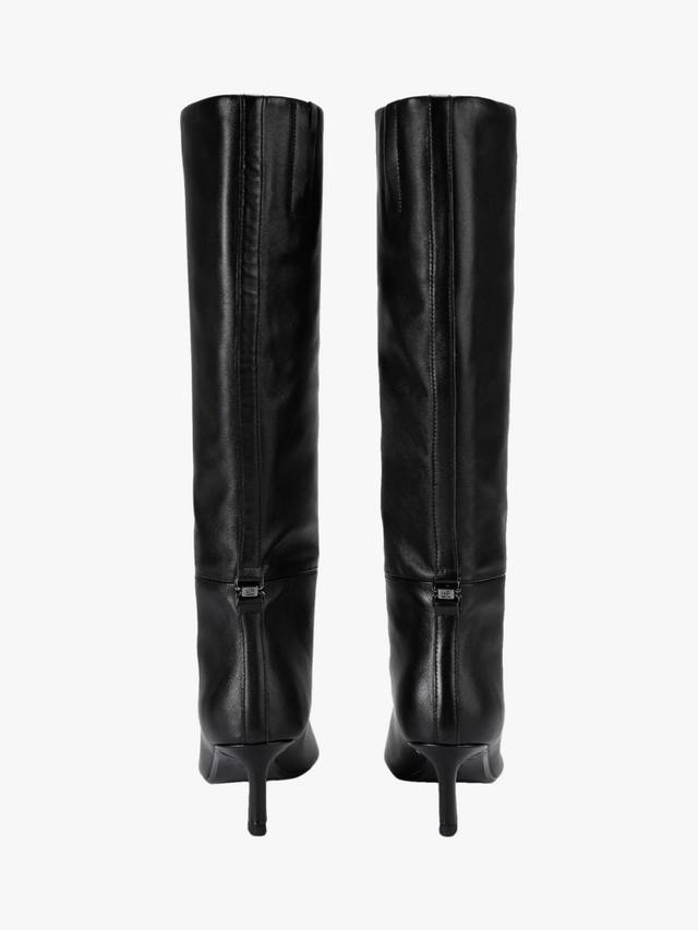 Кожаные ботинки Stark до колена KG Kurt Geiger, Black — фото 3