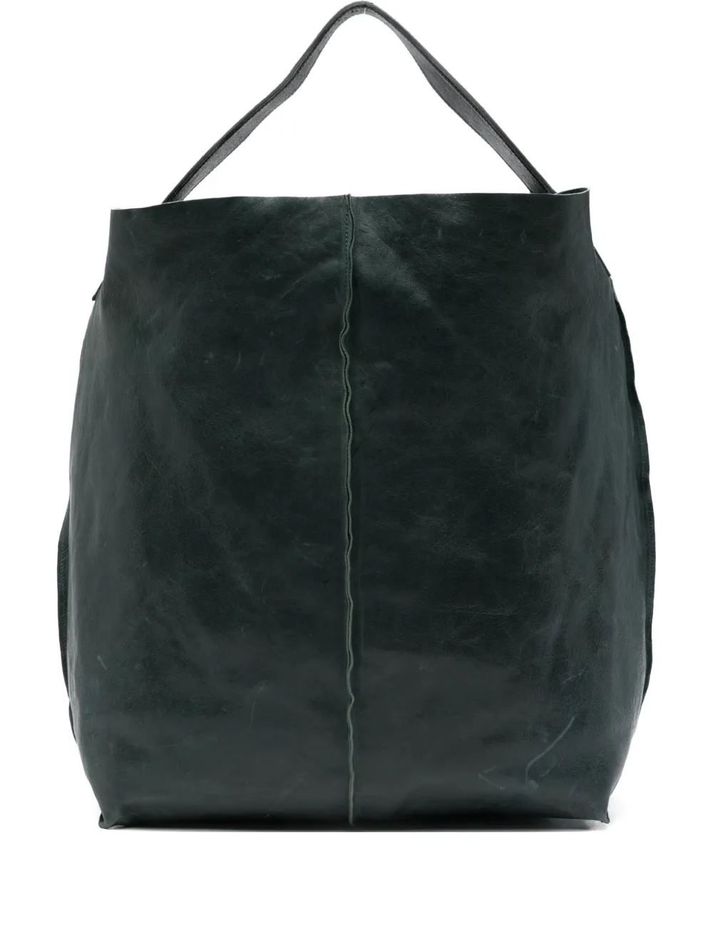 

Сумка-тоут из необработанной кожи с верхней ручкой SOMMET, синий