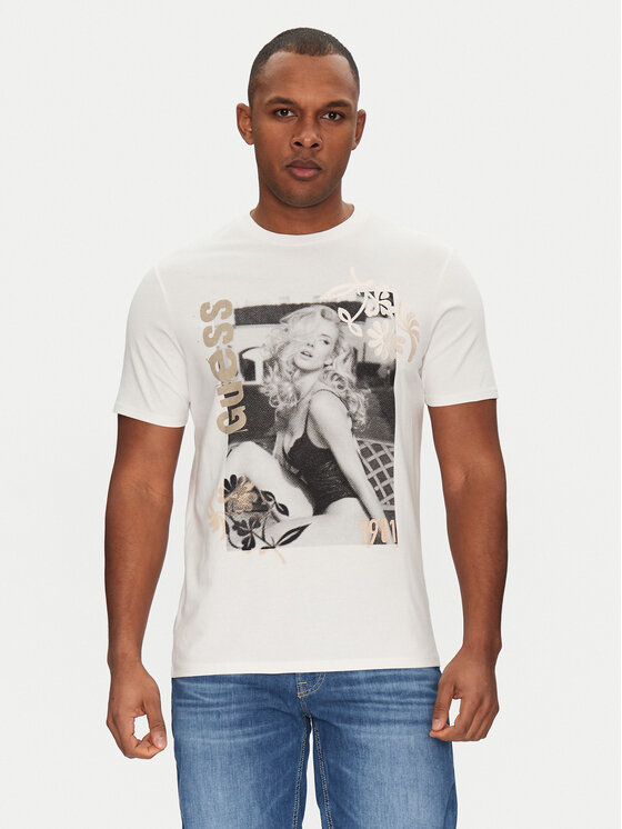 

Футболка классического кроя M5GI33 KBW41 Guess, белый