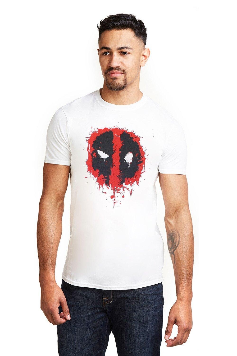 

футболка с логотипом Paint Marvel, белый