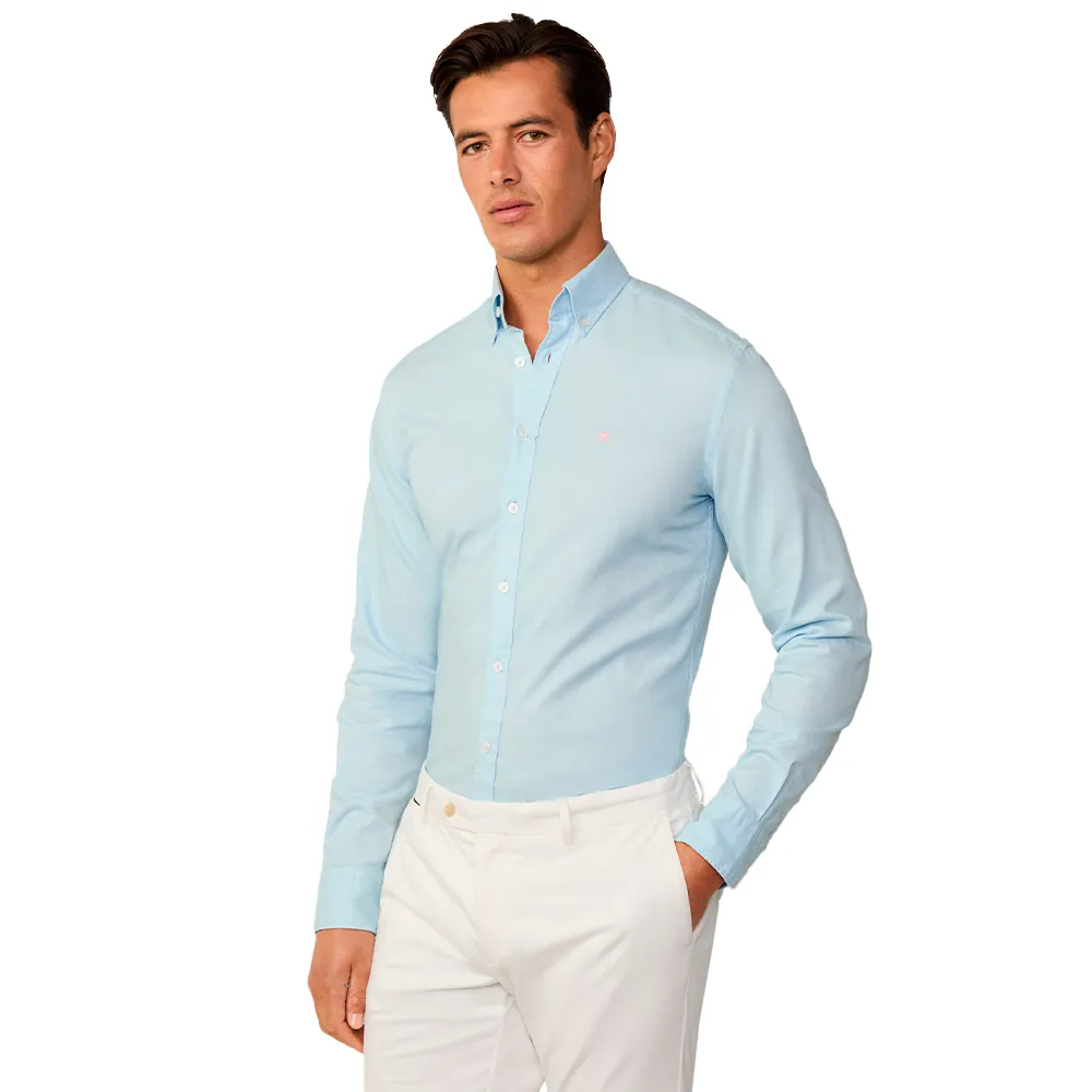 

Рубашка Hackett Ess Gmd Oxford, синий