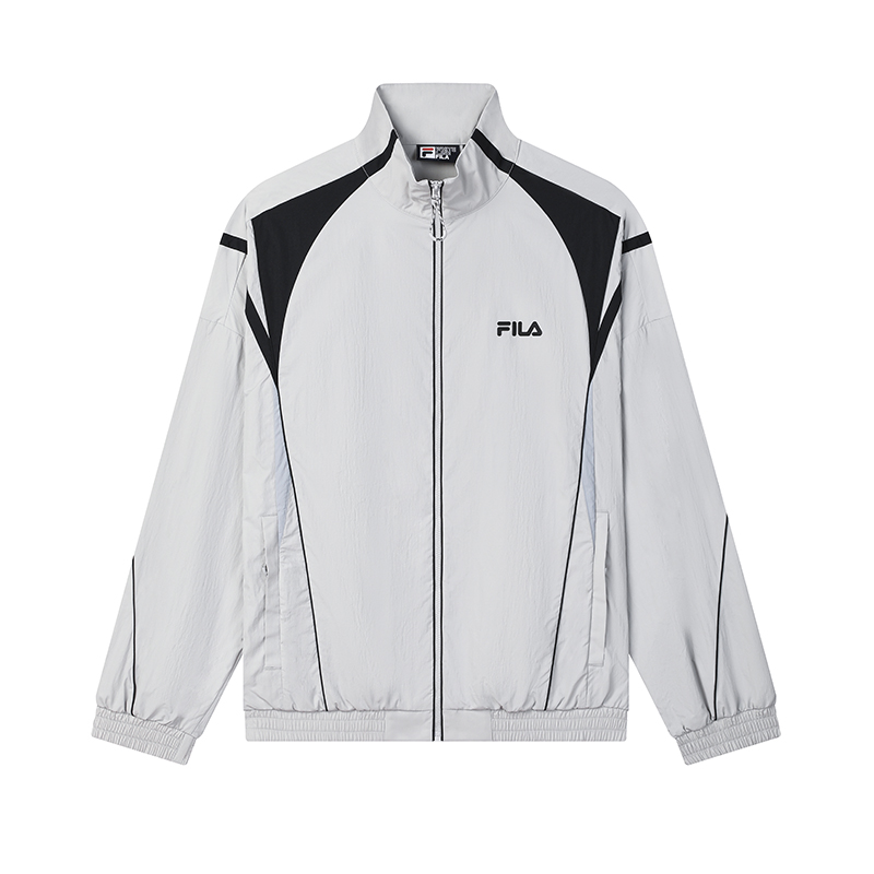 

FILA Тканое пальто мужское под старину серое, Vintage Gray+Loose Fit