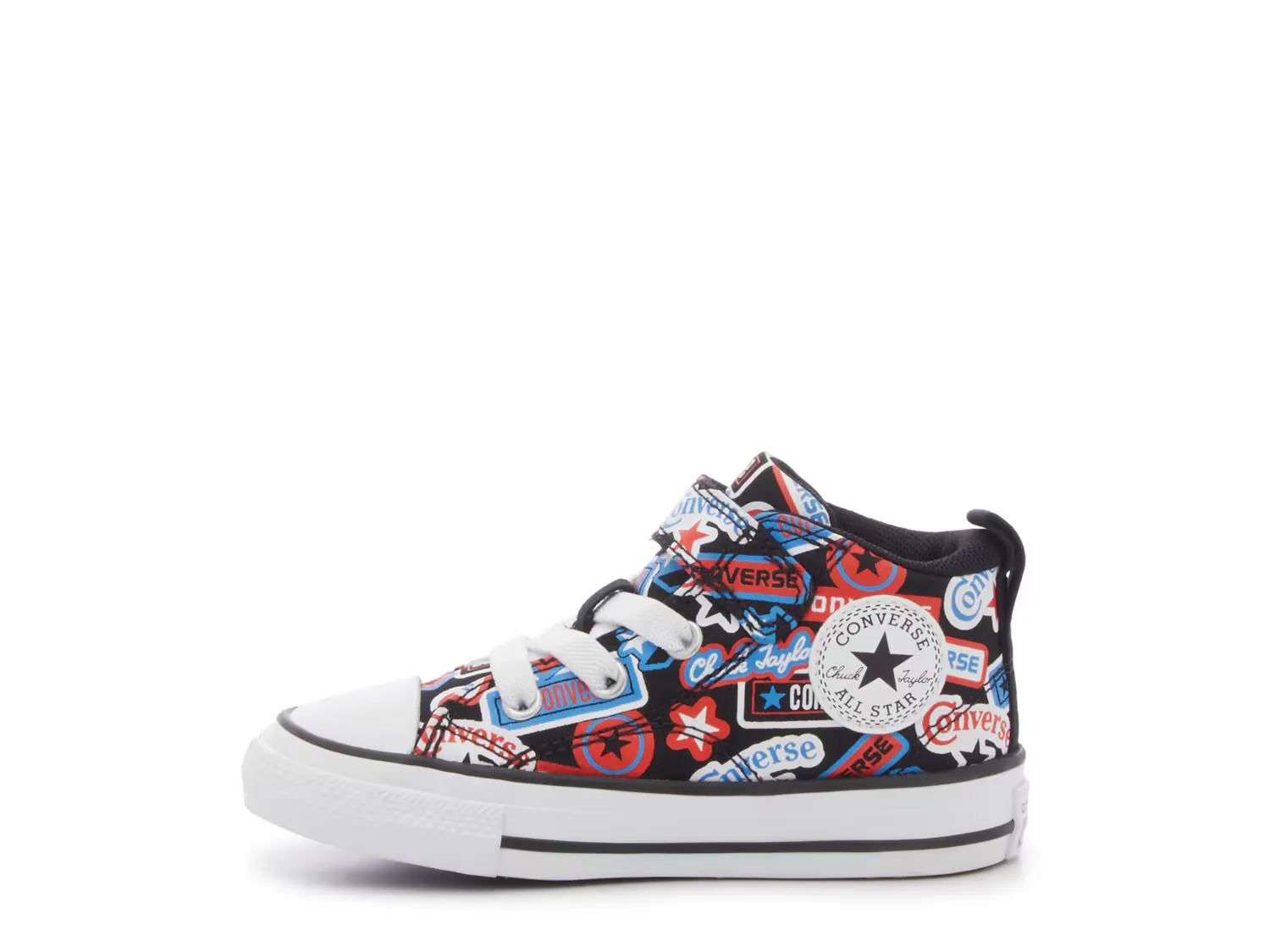 Кроссовки Chuck Taylor All Star Malden Sneaker Converse, цвет black_blue_redlogoprint — фото 3
