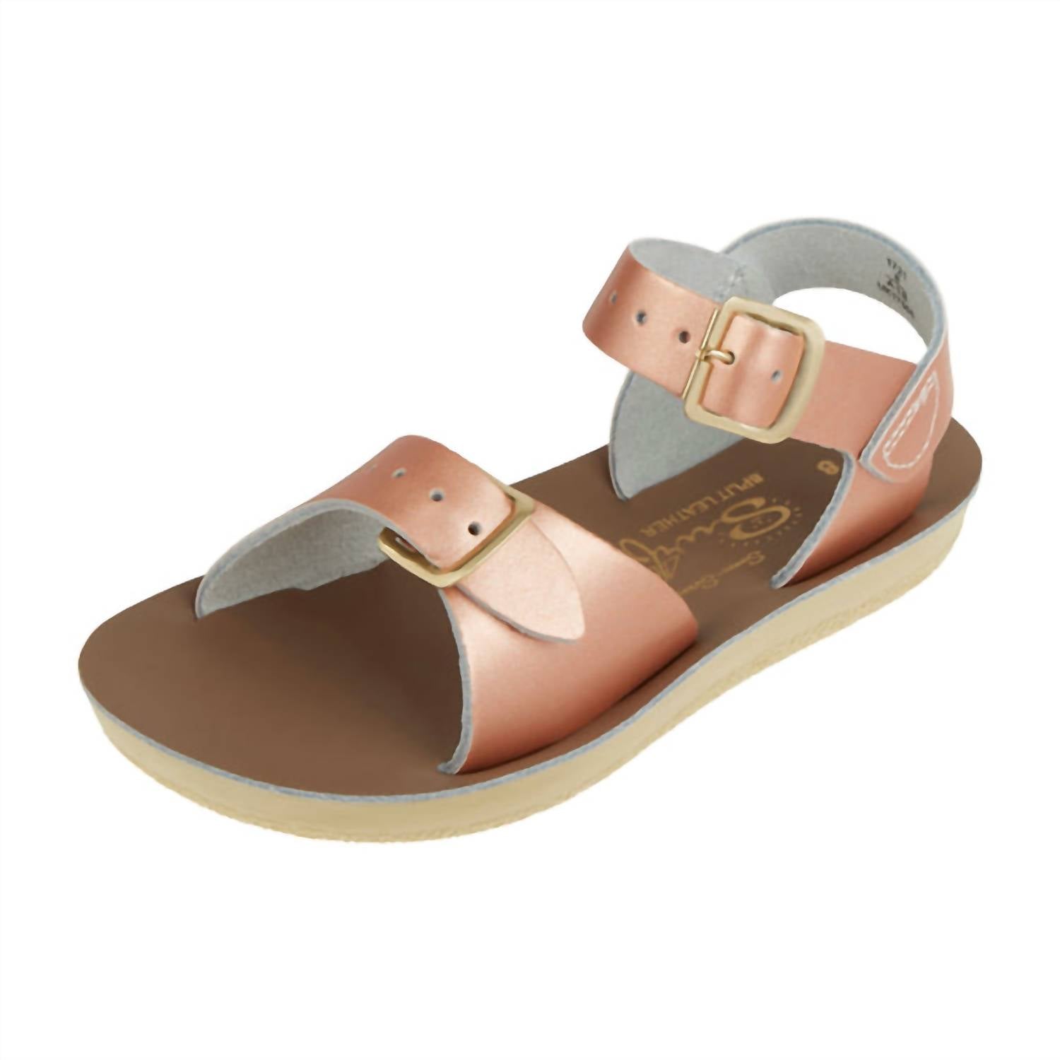 Детские сандалии Surfer в розовом золоте Salt Water Sandals — фото 3