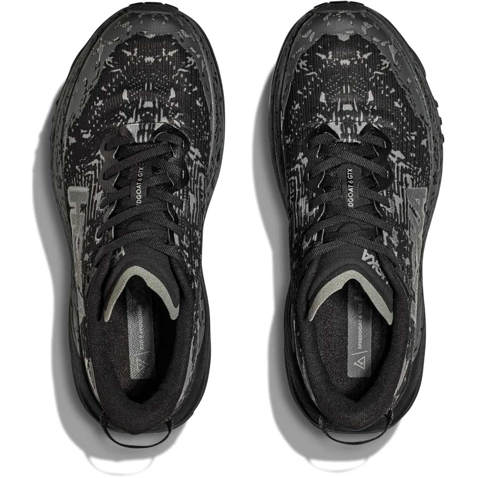 Мужские кроссовки для трейлраннинга Speedgoat 6 GTX HOKA, Black/Outer Orbit — фото 4