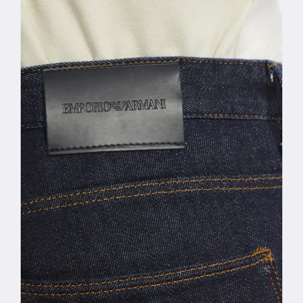 Джинсы узкого кроя j06 Emporio Armani, синий — фото 4