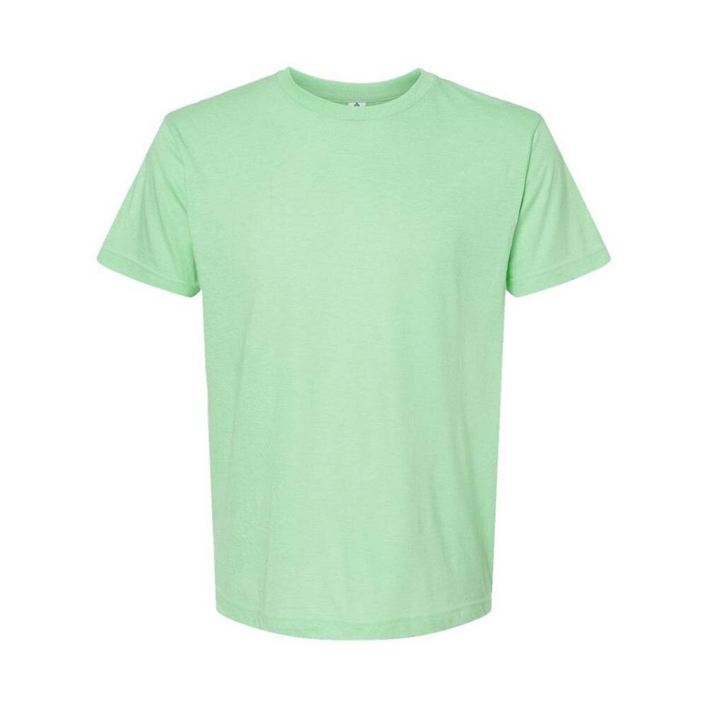 

Футболка унисекс из тонкого джерси Tultex, цвет Heather Neo Mint